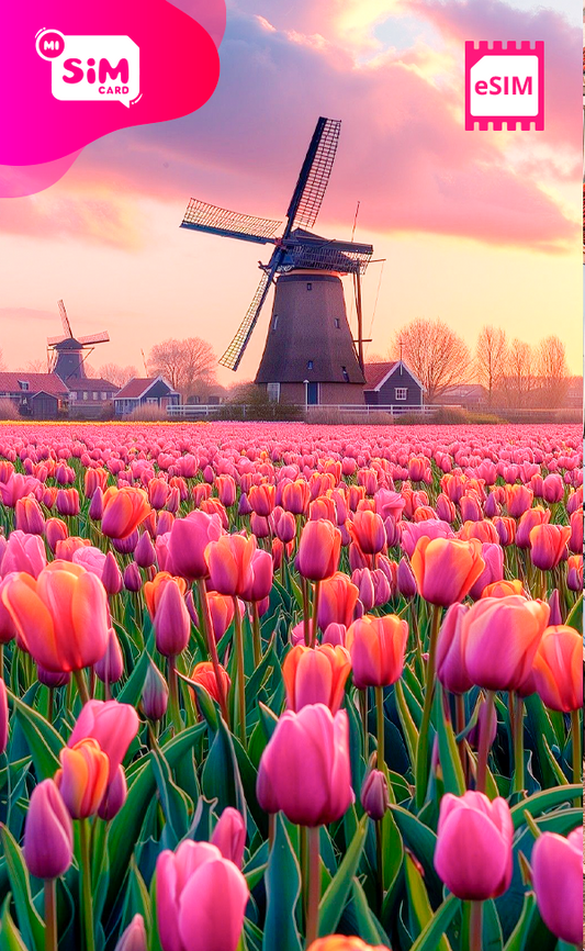 eSIM Paises Bajos Netherlands Holanda