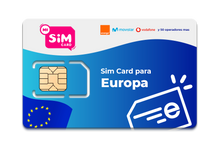 Cargar imagen en el visor de la galería, CHIP SIM CARD EUROPA